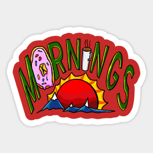 Morning Person Sticker